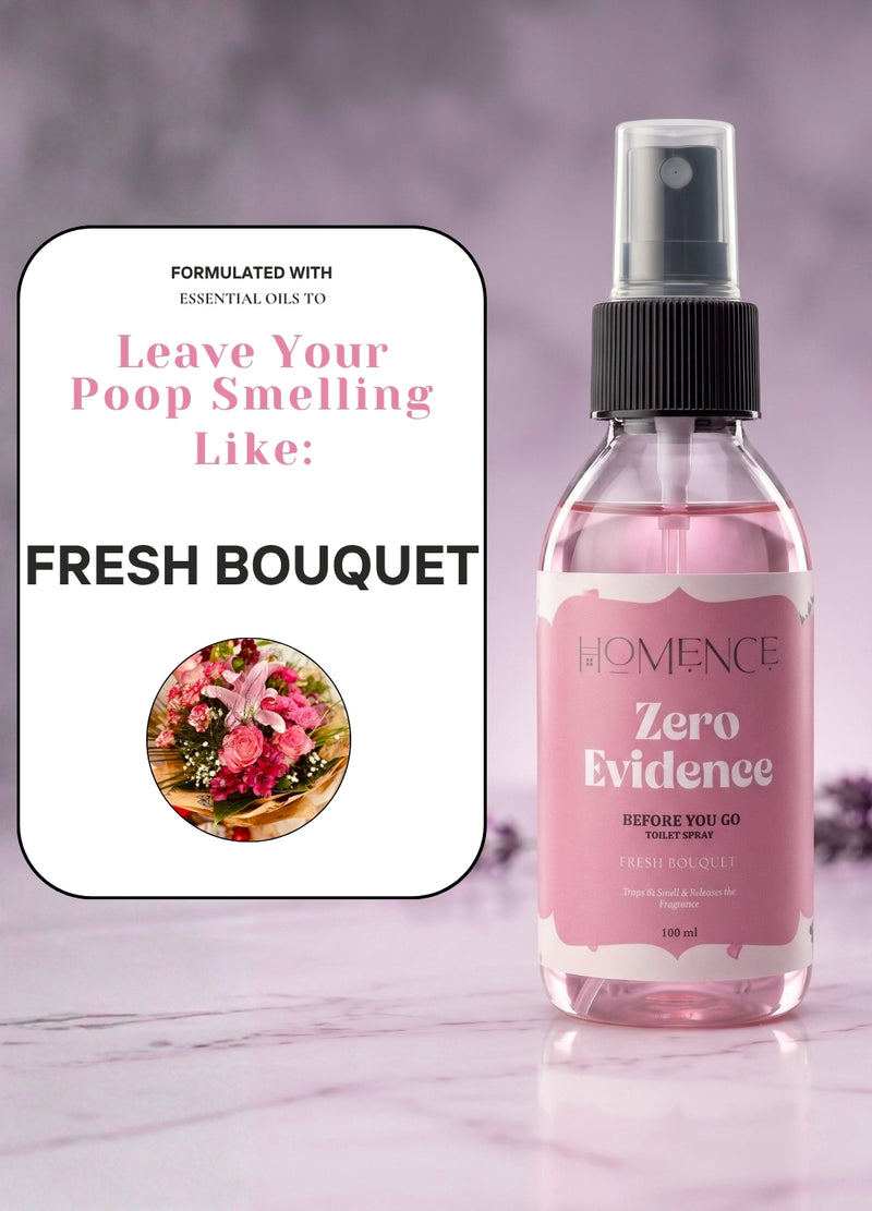 Fresh Bouquet Zero Evidence Toilet Spray (100 ML)