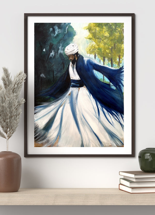 Whirl of Devotion – Framed Wall Art