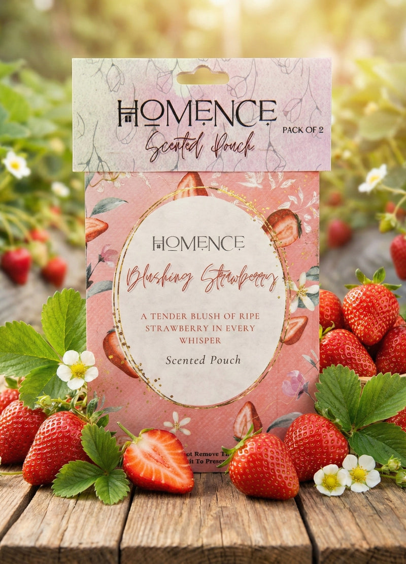 Strawberry Scented Pouches | Pack Of 2